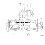 Kawasaki K3V63DTP Regulator Utan Solenoid LL00089 för CASE Grävmaskin CX130 CX135SR CX160