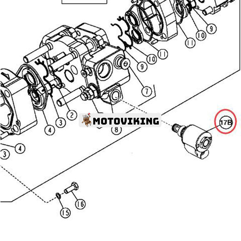 Magnetventil AT195142 för John Deere Engine 6068 4045 Lastare 310G 310SJ 315SJ 325J 710G 710J