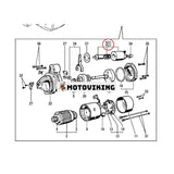 12V startmagnetomkopplare 121254-77671 12125477671 för Yanmar Engine 4TNV88