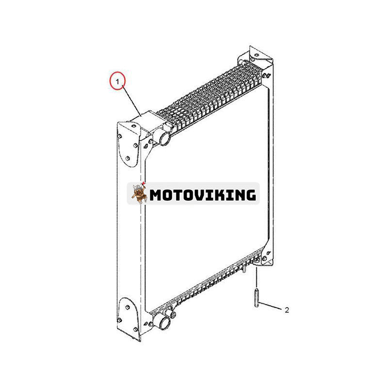 Vattenkylare 238-6658 2386658 för Caterpillar CAT Engine 3056E C6.6 Lastare 924G 924H 928G 928HZ 930G