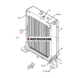 Vattenkylare 332-4567 3324567 för Caterpillar CAT Engine C15 Truck 740B 735B