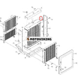 Vattenkylare 11LB-30581 11LB-30582 för Hyundai Loader HL770-7 HL770-7A