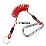 6 Inches Breakaway Trailer Broms Kabel RV Rostfritt stål fjäder Bogsering