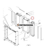 Vattentankkylare LC05P00056S001 för Kobelco grävmaskin SK350-9