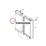 Vattentankkylare 440211-00899 44021100899 för Doosan Daewoo grävmaskin DX260LCA