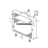 Vattenkylare VOE11110637 för Volvo Lastare L220E L150E L180E L150F L180F L220F