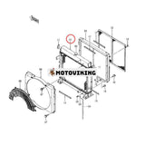 Vattentankkylare 4410213 4410245 för Hitachi grävmaskin EX550-5 EX600H-5