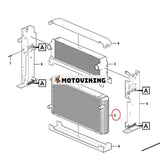 Vattenkylare VOE15147470 för Volvo Loader L220G L250G L150G L180G L150H L180H