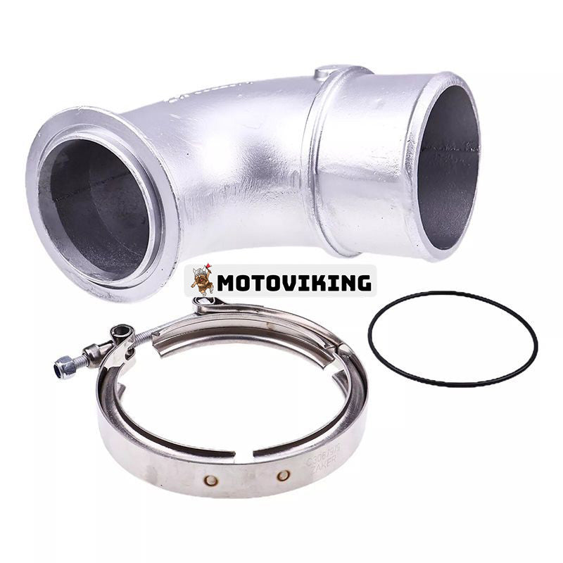 Armbåge med klämma och O-ring 3682674 för Cummins Engine ISX