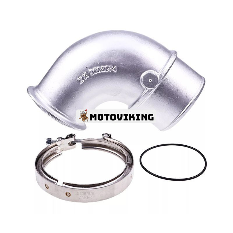 Armbåge med klämma och O-ring 3682674 för Cummins Engine ISX