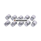 10 stycken 3/8" JIC Cap och Plug Combo Hydraulisk Fitting 2408-06 0304-C-06