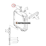 Kylare 5172926 för CASE Tractor JX55 JX75 JX85 JX95 JX1070N