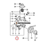 Vattenpump 119517-42000 för Yanmar Engine 3D70E-5 3TNV70