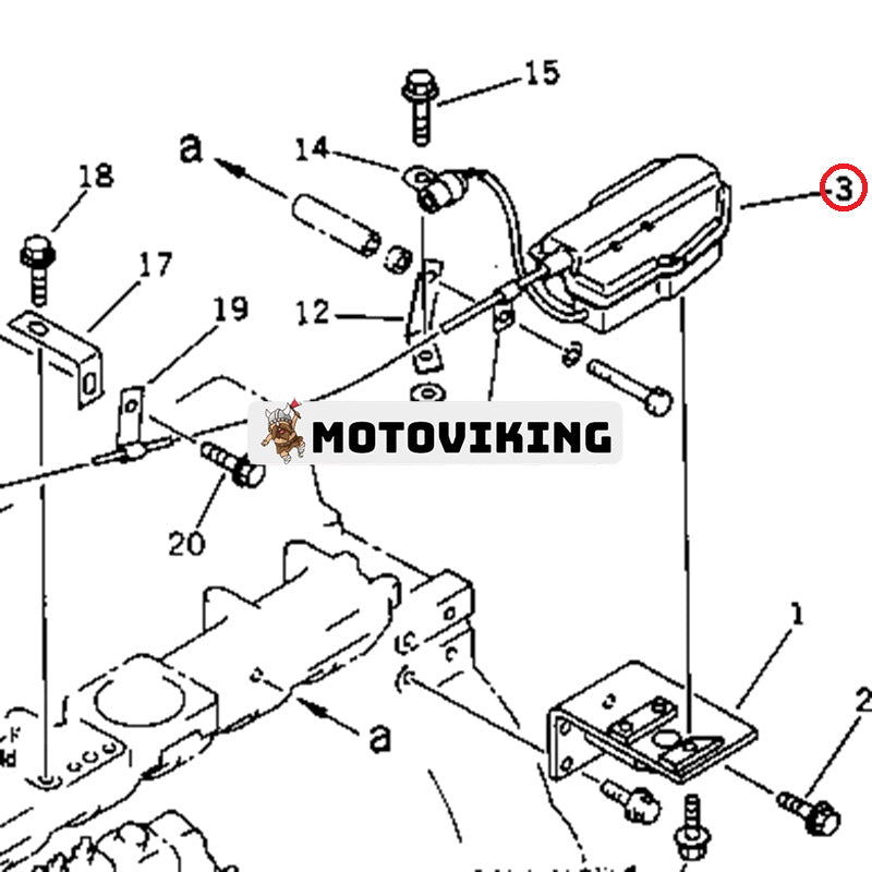 Motorenhet 600-815-6650 för Komatsu Engine S6D125 S6D110 S6D95L