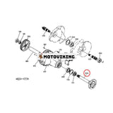 Bakaxel 32430-27115 för Kubota Tractor L4508 L4400