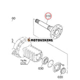 Bakaxel 3A211-48210 för Kubota Tractor M6040 M4700 M4900 M5400