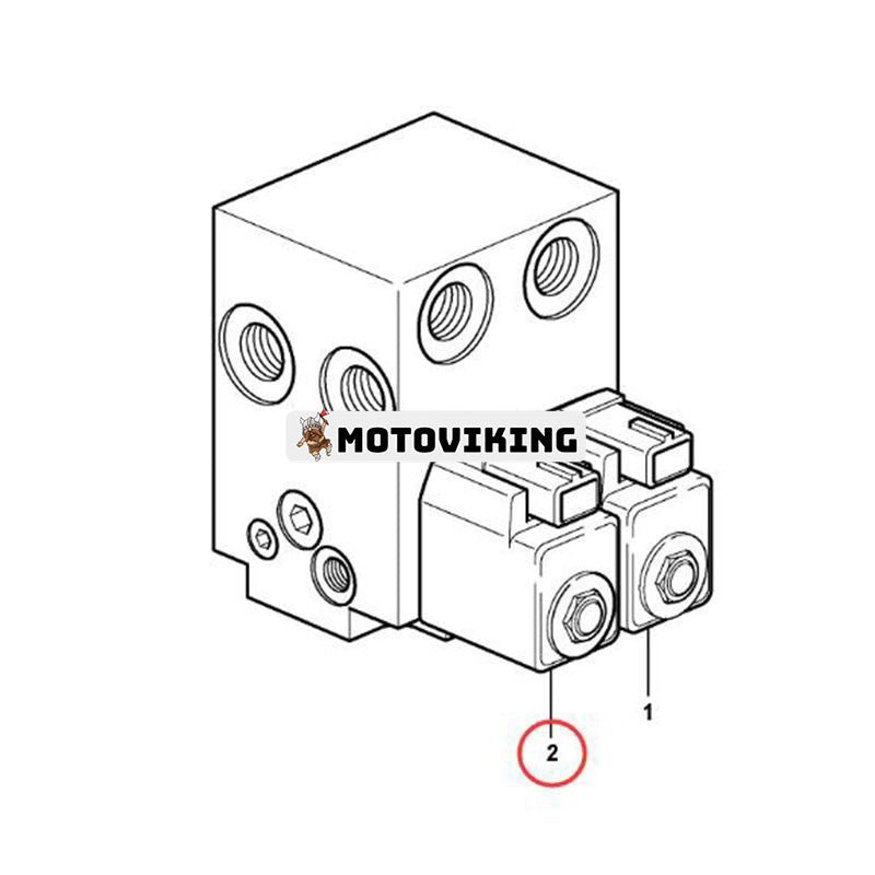 Magnetventil 11709804 för Volvo L90E L70E L60E L110E L120E L150E L220E L60F L60G L60GZ L70F L70G