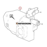 Hydraulpump VOE 16204665 för Volvo Loader BL70B BL71B