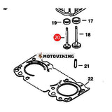 Val Exhaust 6666466 för Bobcat kompaktlastare