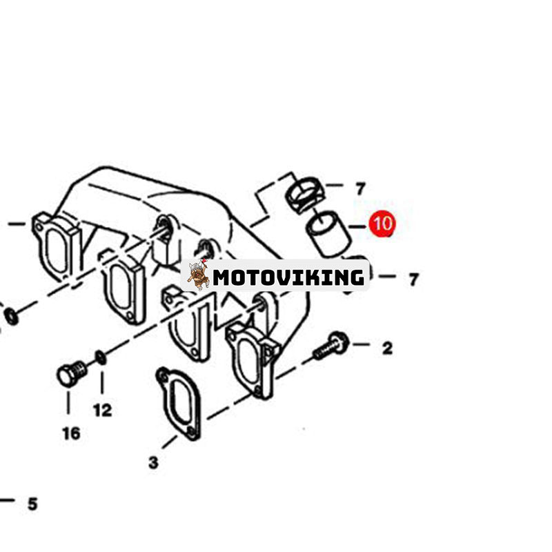 Fördelarslang 6670314 för Bobcat-lastare 863 873 883 A220 S250 T200