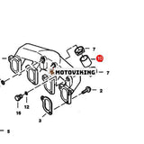 Fördelarslang 6670314 för Bobcat-lastare 863 873 883 A220 S250 T200