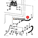 Hydrostatisk slang (säljs per fot) 6673825 för Bobcat grävmaskin 225 231 325