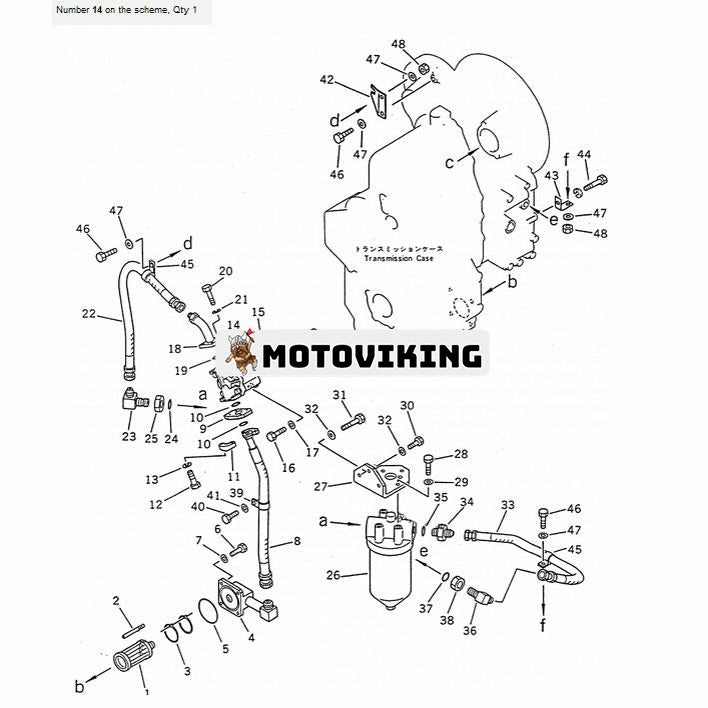 För Komatsu hjullastare WA120-3-D WA120-3A WA120L-3 Hydraulpump 705-73-30010