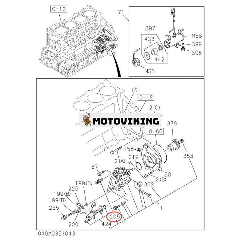 Bränsletemperatursensor 8-98023581-0 för Isuzu 4HK1 6NK1 Motor Hitachi grävmaskin ZX200-3 ZX220W-3 ZX250L-3