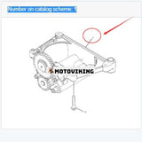 Oljepump 3738014 för Caterpillar CAT 320D GC 320D L 320D2 323D L M316D M318D M322D M322D MH C7.1 C6.6