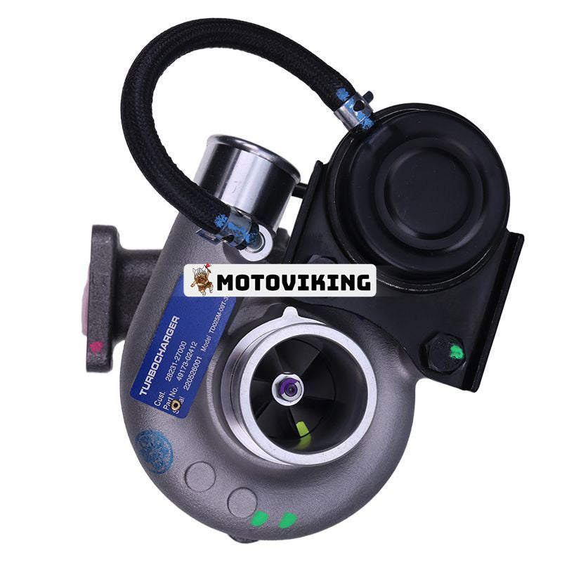 Turbo TD025M Turboladdare 49173-02412 för Hyundai D4EA motor