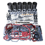 Reparationssats för Isuzu Engine 6BB1 6BB1T Hitachi Grävmaskin UH055-7 UH04 UH02 UH05 EX160WD EX100W EX100WD-2