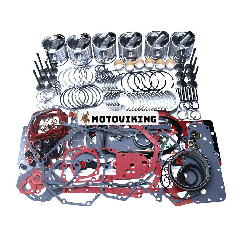 Renoveringssats för Mitsubishi Engine 6DS70 Kato grävmaskin HD300GS HD400 HD450 HD400G HD500 HD550 HD550G