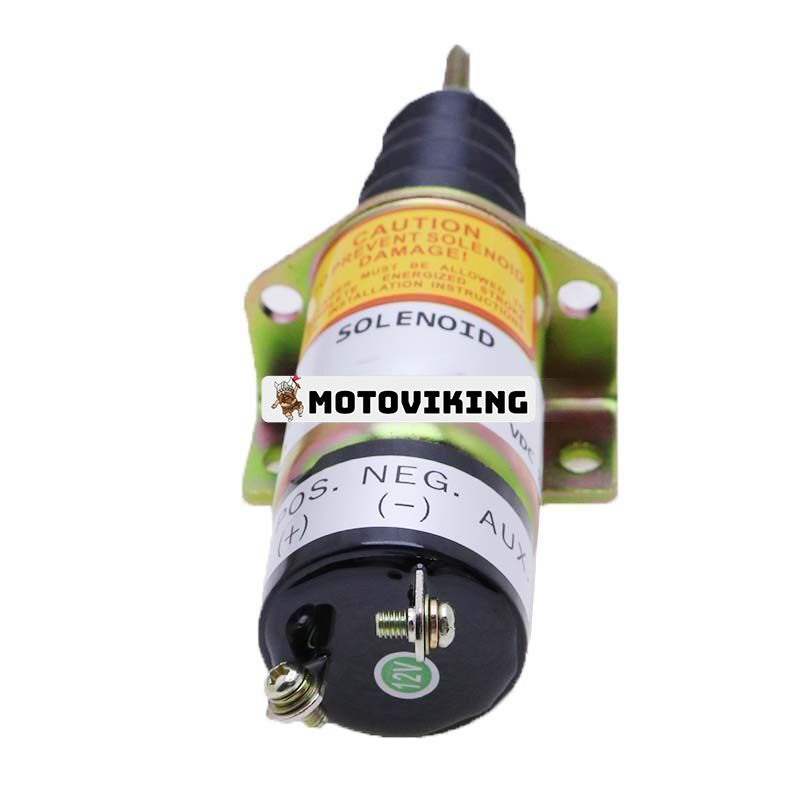 12V 3 terminaler Bränsleavstängning Solenoid 1502-12C2U1B2S1A 7750000065 för Grove Lift