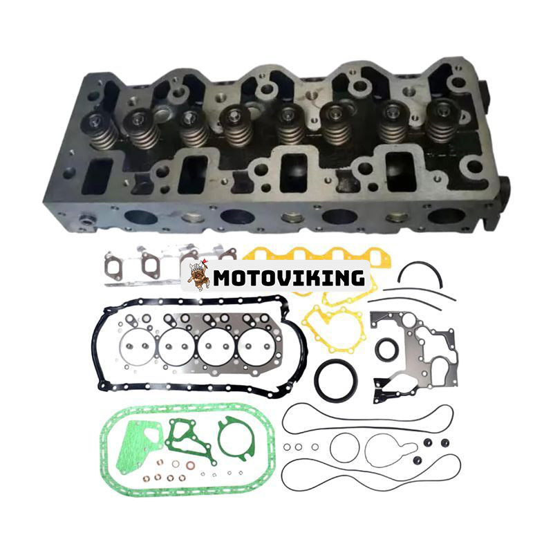 Komplett cylinderhuvud med full packningssats för Isuzu Engine 4JG2 4JG2-T 4JG2T 4JG2CT 4JG2-CT Truck NKR69 LS Gaffeltruck LS6232