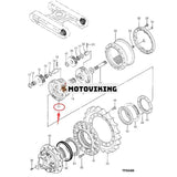 Planet Carrier Assembly 1013926 för John Deere grävmaskin 110