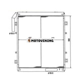 Hydraulisk oljekylare 2452U432S2 för Kobelco SK300 SK300-2 SK300LC SK300LC-2 grävmaskin