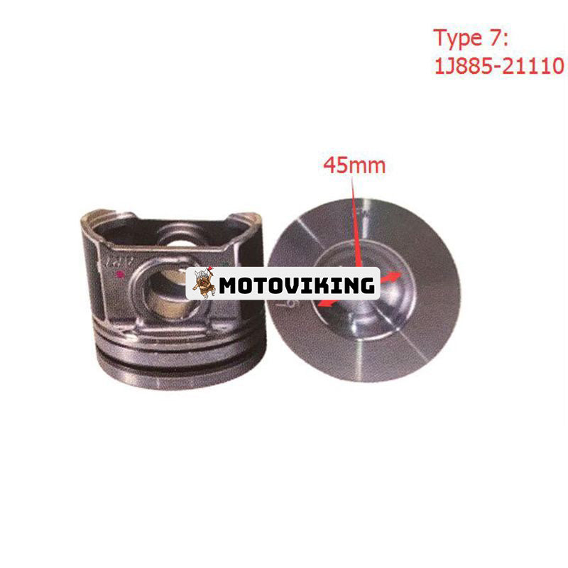 Reparationssats för Kubota Engine V2403 V2403-M Bobcat 331E 334 335 S130 S150 S175 S205 T140 T190 S450