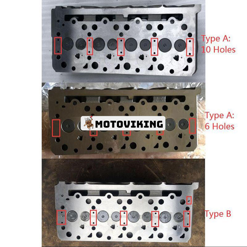 Motor V2203 V2203-EB V2203-M-E2B V2203-E2B Komplett cylinderhuvud med full packningssats för Kubota