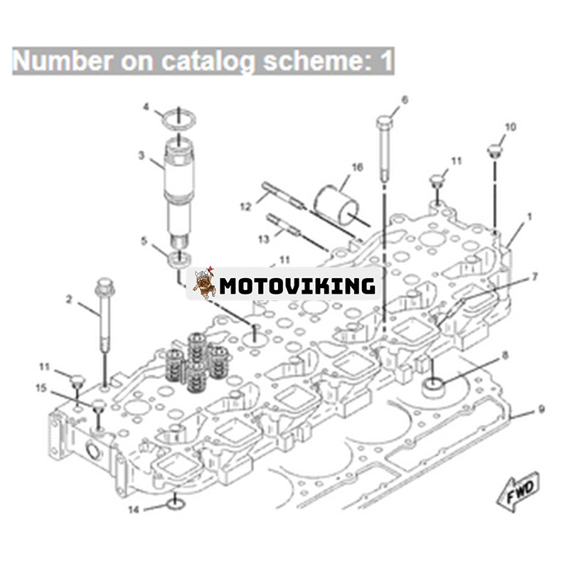 3406 3406B 3406C 3406E Motor komplett cylinderhuvud med ventiler för Caterpillar CAT Grävmaskin 375 375L 5080 Motorväghyvel 16G 16H Lastare 980C 980F 980G Traktor D8N D8R