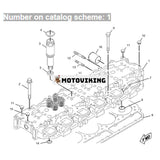 3406 3406B 3406C 3406E Motor komplett cylinderhuvud med ventiler för Caterpillar CAT Grävmaskin 375 375L 5080 Motorväghyvel 16G 16H Lastare 980C 980F 980G Traktor D8N D8R