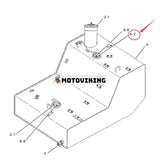 Bränslenivågivare 2203824 för Caterpillar CAT CS-533E CP-533E vibrationskomprimator 3054C motor