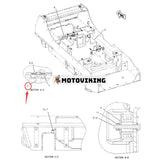 Bränslenivågivare 224-7782 för Caterpillar CAT 267B 277B 287B Loader 3034 Engine