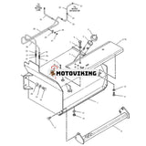 Bränslenivågivare 3E-7128 för Caterpillar CAT 428B 416B Grävlastare 3054 motor