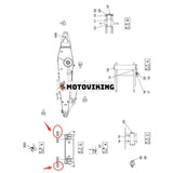 Armbussning 4443884 för Hitachi grävmaskin ZX240-3 ZX250H-3 ZX250K-3 ZX330 ZX330-3 ZX400R-3 ZX400W-3 ZX450 ZX450H ZX470H-3