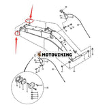 Bombussning 4439033 för Hitachi grävmaskin ZX450 ZX450-3 ZX470-5G ZX470H-3 ZX500LC ZX500LC-3 ZX520LCR-3 ZX520LCR-3F ZX870H-3