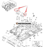 Huvudrambussning 4619474 för Hitachi ZX330-3 ZX350H-3 ZX350K-3 ZX380HH ZX400LCH-3 ZX400R-3 grävmaskin