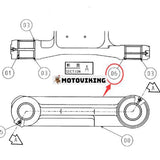 Link Assy Bussing 4443882 för Hitachi EX100-5 EX120-5 EX60-5 ZX125US ZX160 ZX210W-3 grävmaskin