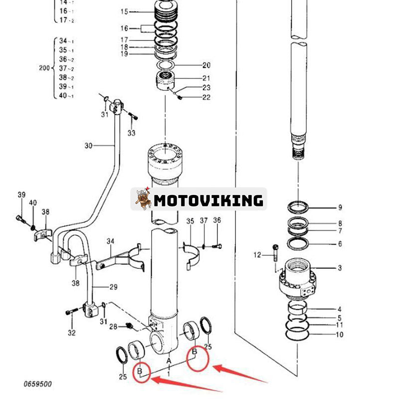 Bomcylinderbussning 4352638 för Hitachi EX100-5 EX120-5 EX130H-5 EX140US-5 ZX110 ZX110-3 ZX130-3 grävmaskin