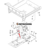 Bladcylinderkomponenter Bussning 4334427 för Hitachi EG65R-3 EG70R EG70R-3 EX40-2 EX40U EX45-2 EX50U ZX40U ZX40U-5A