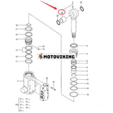 Cylinderkomponentbussning 4374602 för Hitachi EX125WD-5 EX60BUN-5 EX70LCK-5 EX75UR-5 EX75URLC-3 EX80U ZX125W grävmaskin